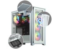 CORSAIR iCUE 5000X RGB TG Mid Tower Biała - 621740 - zdjęcie 5